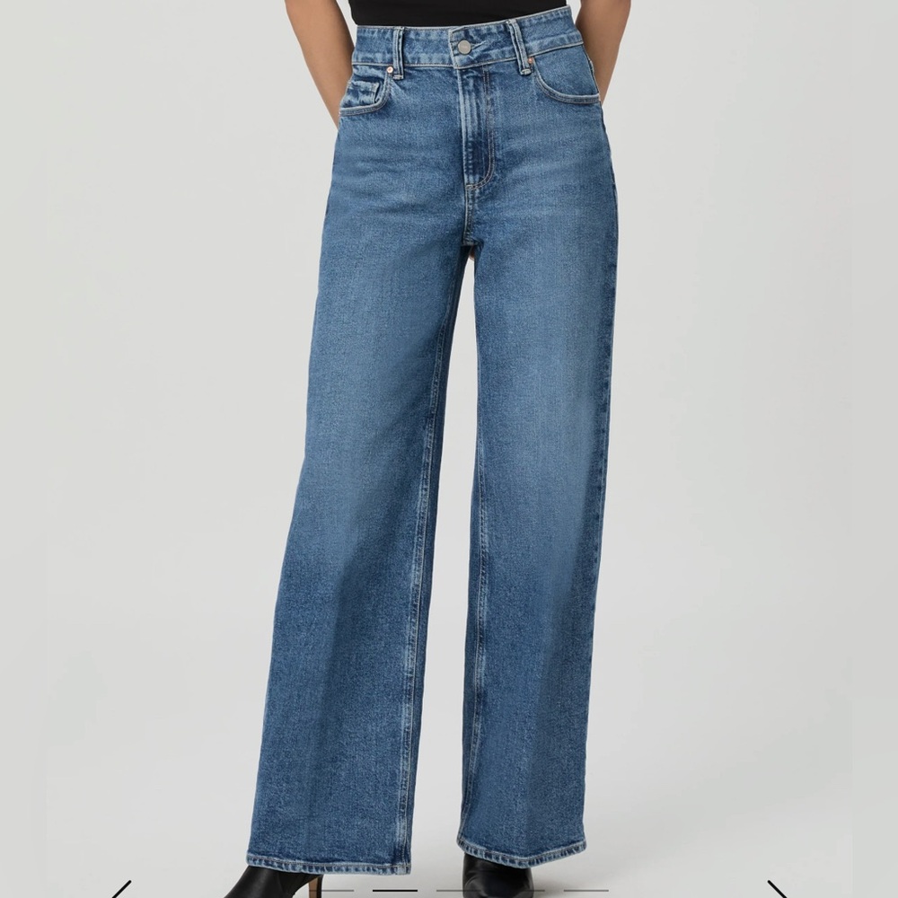 Paige Sasha Petite 30" Wide Leg Jean Sz 27 NWT ($259 retail)